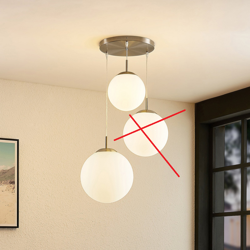 Lindby Heleska Hängeleuchte Deckenlampe Pendelleuchte Leuchte Siehe Text/Foto B-Ware - 4251096594997