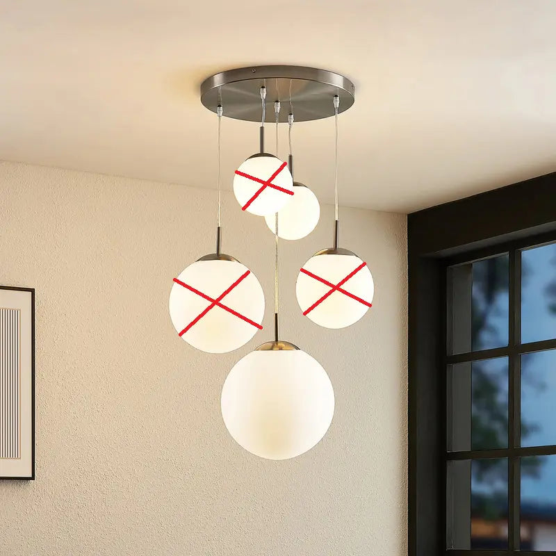 B-Ware Lindby Heleska Hängeleuchte Deckenlampe Leuchte E27 Fünfflammig Siehe Text/Foto - 4251096595017