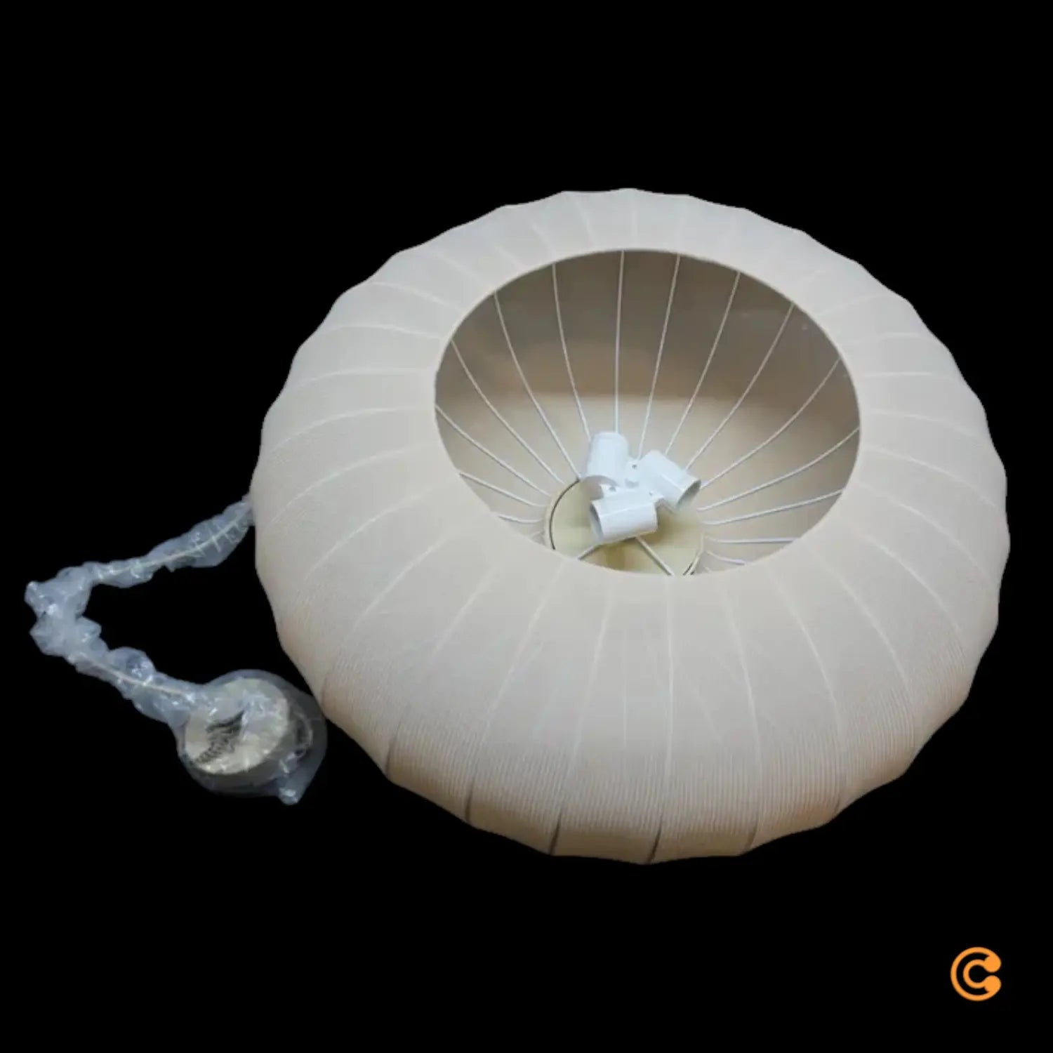 B-Ware Lindby Hängeleuchte Pendelleuchte Helin Deckenlampe Beige Textil Siehe Text/Foto - 4255830905117