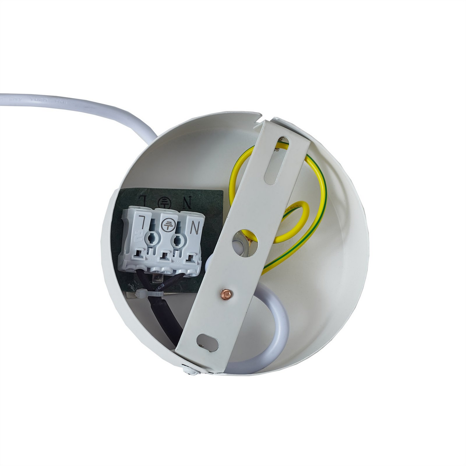 B-Ware Lindby Hängeleuchte Helin Weiß ø 35 Cm Stoff Deckenlampe Deckenleuchte Lampe