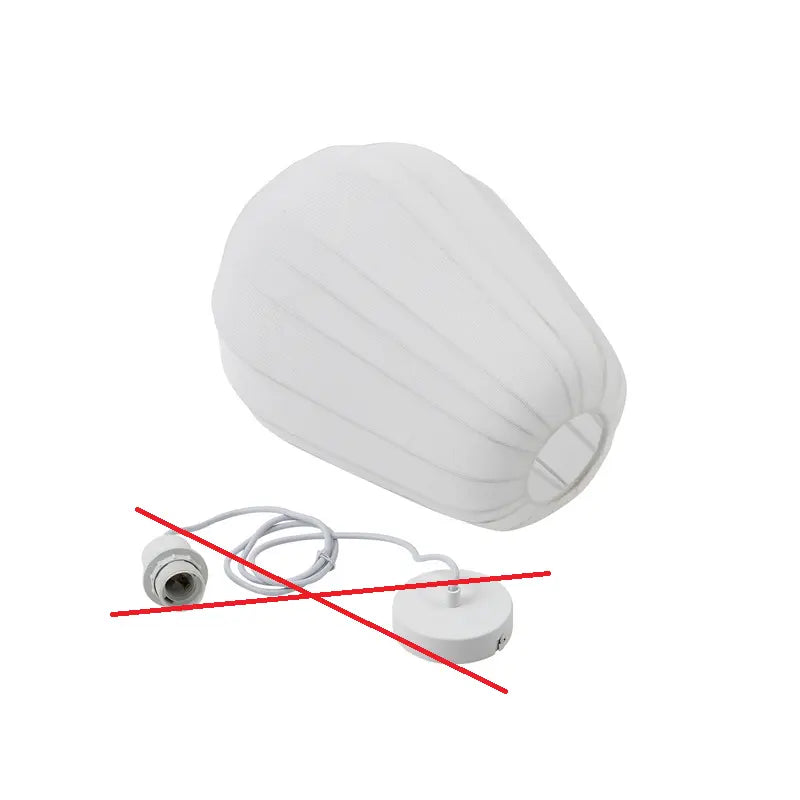 B-Ware Lindby Hängeleuchte Helin Weiß ø 30cm Stoff Hängelampe Lampe Leuchte Siehe Text - 4251911793796