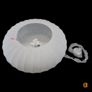 B-Ware Lindby Hängeleuchte Pendelampe Helin Weiß Textil ø 70 Cm 3 X E27 Led Leuchte742