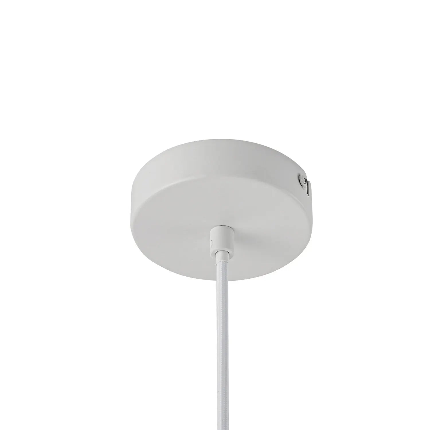B-Ware Lindby Hängeleuchte Pendelampe Helin Weiß Textil ø 70 Cm 3 X E27 Leuchte Lampe