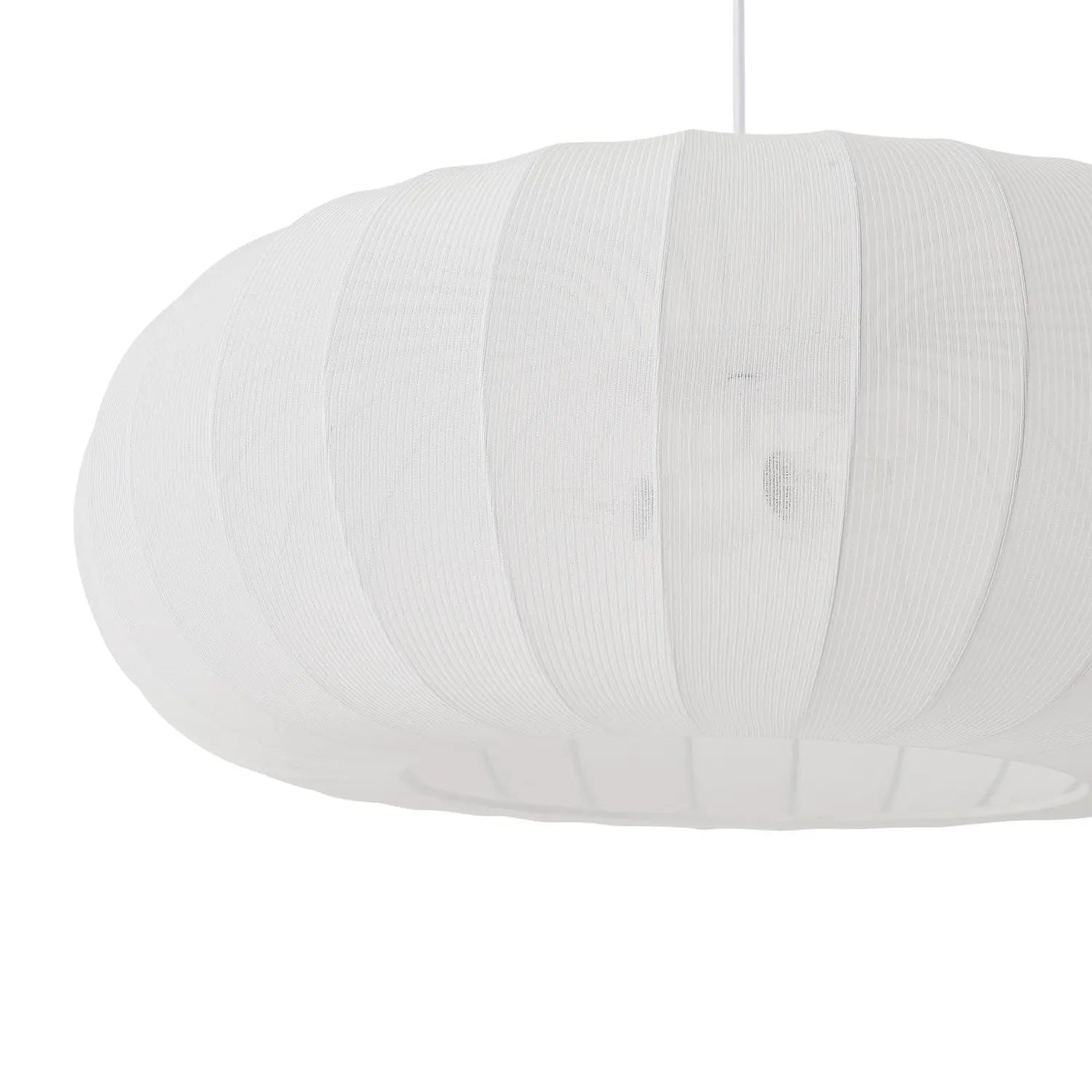 B-Ware Lindby Hängeleuchte Pendelampe Helin Weiß Textil ø 70 Cm 3 X E27 Leuchte Lampe