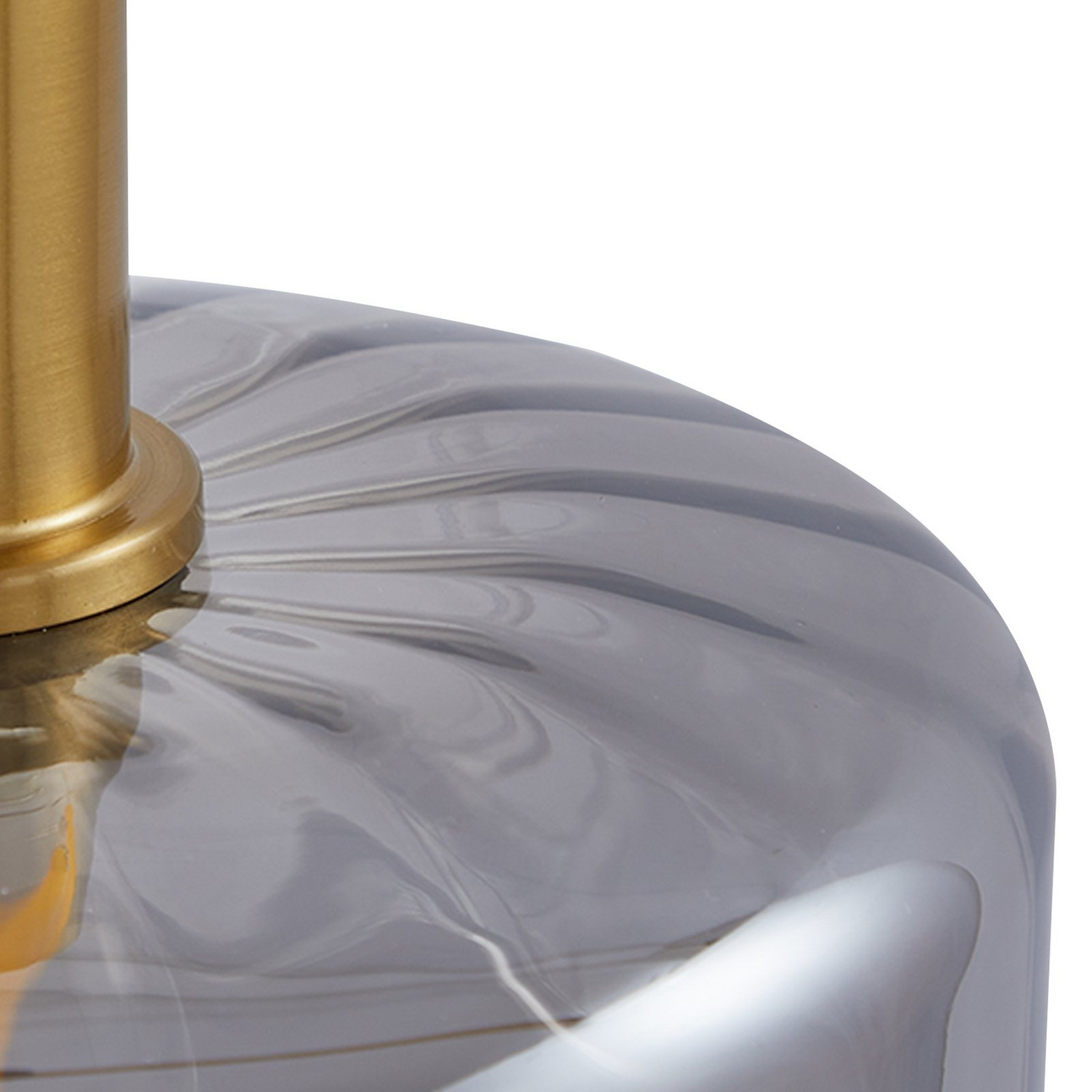 Lindby Hängeleuchte Pendellampe Lampe Glas Rauchgrau 22cm Hildur Leuchte Spot B-Ware - 4251911793321