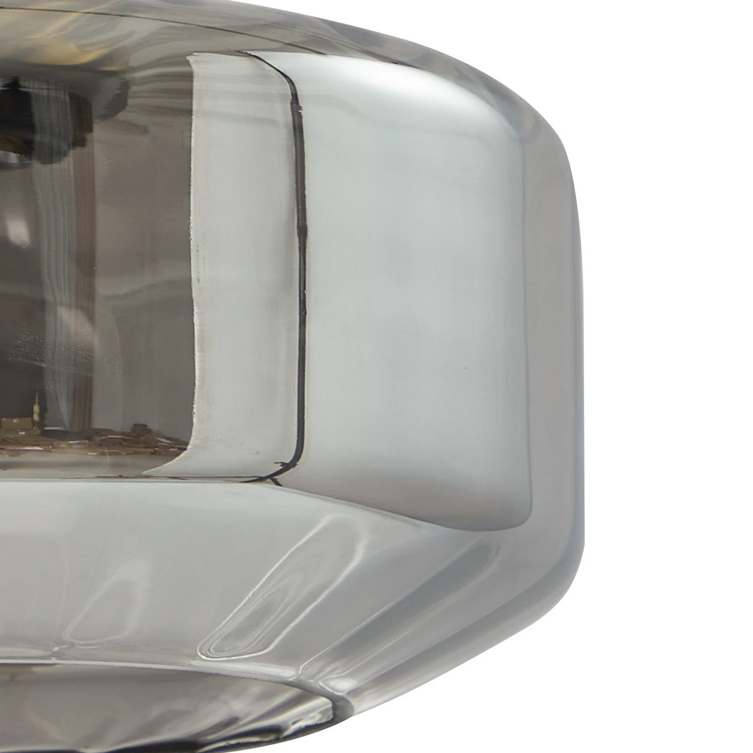 B-Ware Lindby Hängeleuchte Hildur ø 22 Cm Rauchgrau Glas Deckenlampe Lampe Leuchte S88 - 4251911793307
