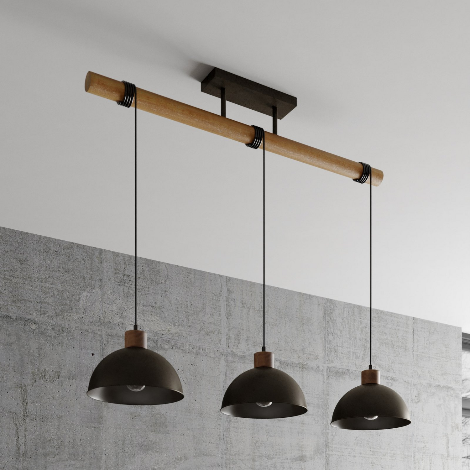 B-Ware Lindby Holgar Hängeleuchte Pendelleuchte Deckenlampe Lampe Leuchte 3 Flammig E27