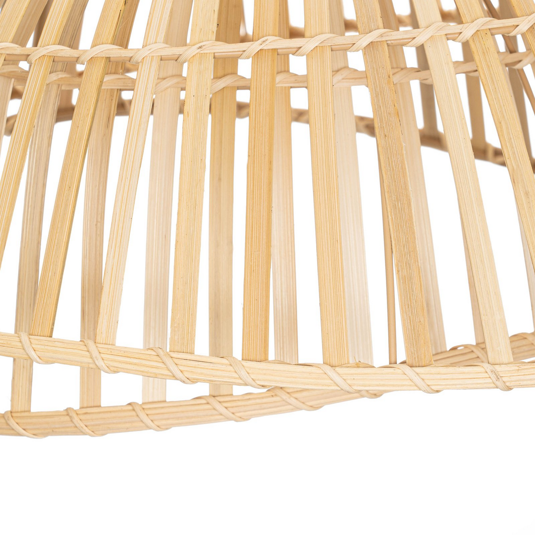 Lindby Ilajus Pendant ø62 Bamboo Hängeleuchte Pendelleuchte Leuchte Lampe Bambus B-Ware - 4251911764857