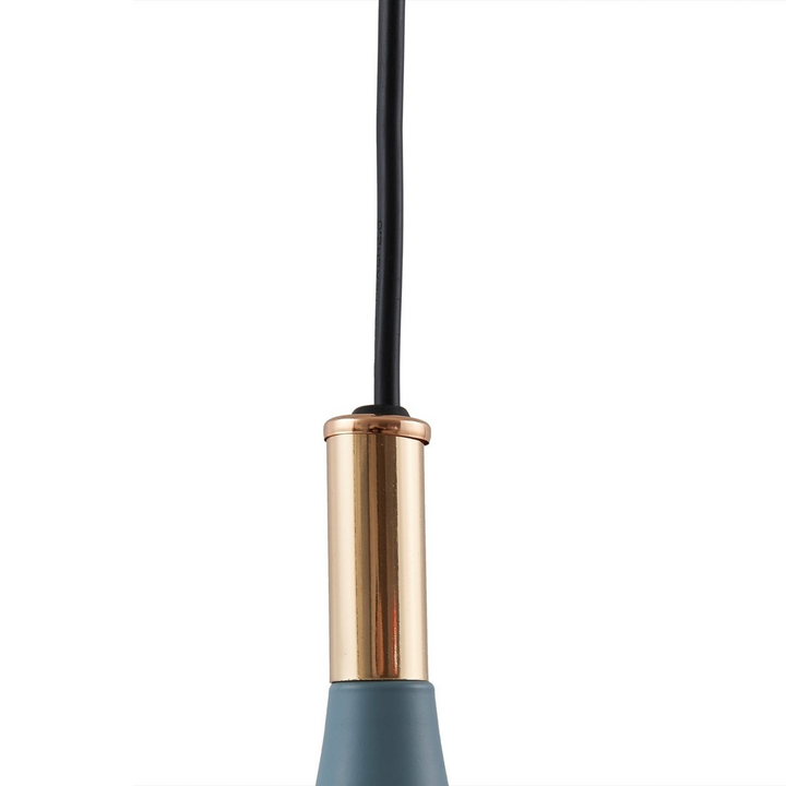 Lindby Hängeleuchte Leuchte Jarl Blau Metall ø 35 Cm Wohnzimmer Esszimmerlampe B-Ware - 4251911792577