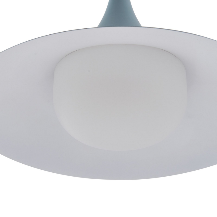 Lindby Hängeleuchte Leuchte Jarl Blau Metall ø 35 Cm Wohnzimmer Esszimmerlampe B-Ware - 4251911792577