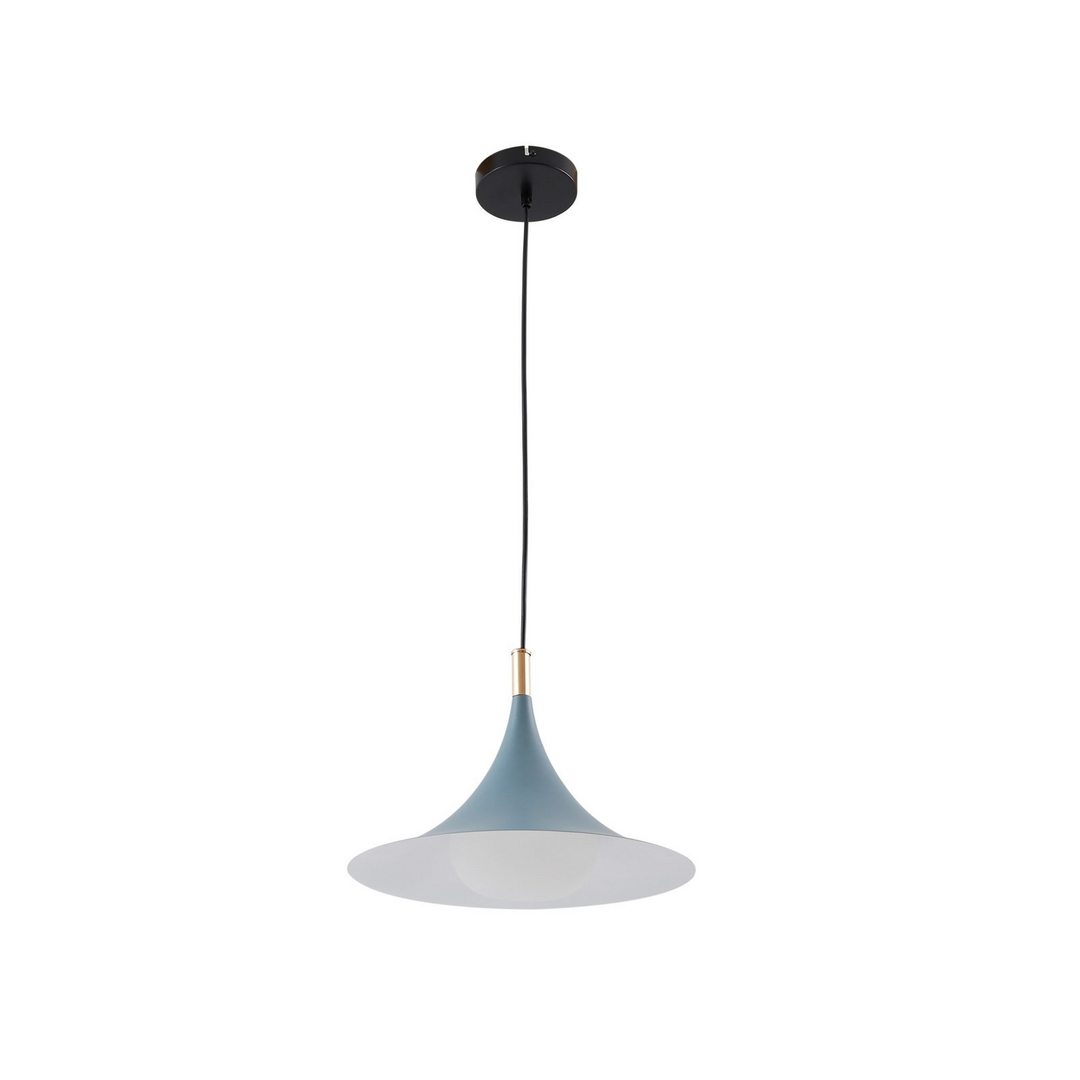 Lindby Hängeleuchte Leuchte Jarl Blau Metall ø 35 Cm Wohnzimmer Esszimmerlampe B-Ware - 4251911792577