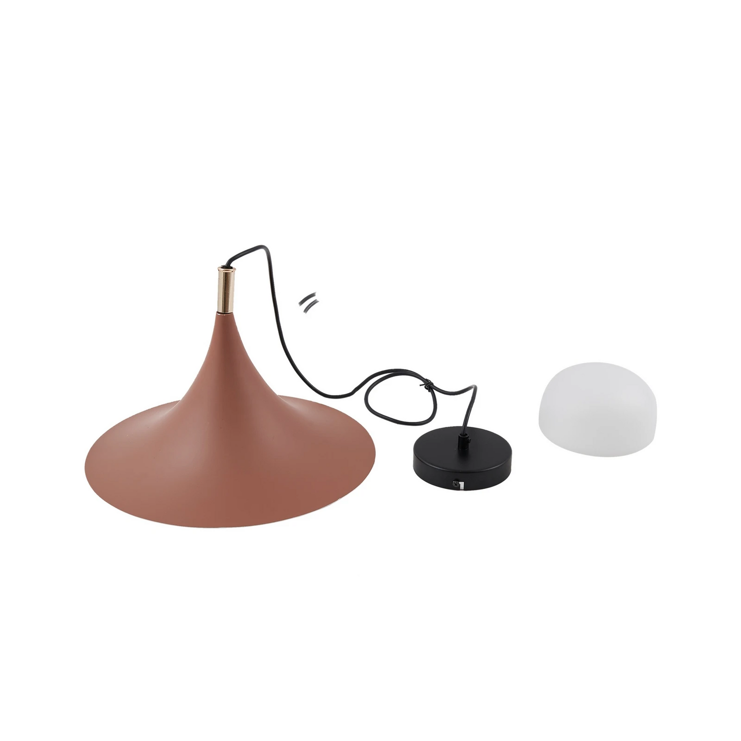 B-Ware Lindby Hängeleuchte Jarl Braun Metall ø 35 Cm G9 Deckenlampe Deckenleuchte Lampe - 4251911792553