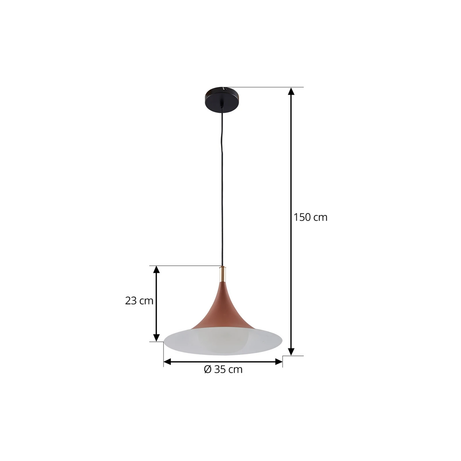 B-Ware Lindby Hängeleuchte Jarl Braun Metall ø 35 Cm G9 Deckenlampe Deckenleuchte Lampe - 4251911792553