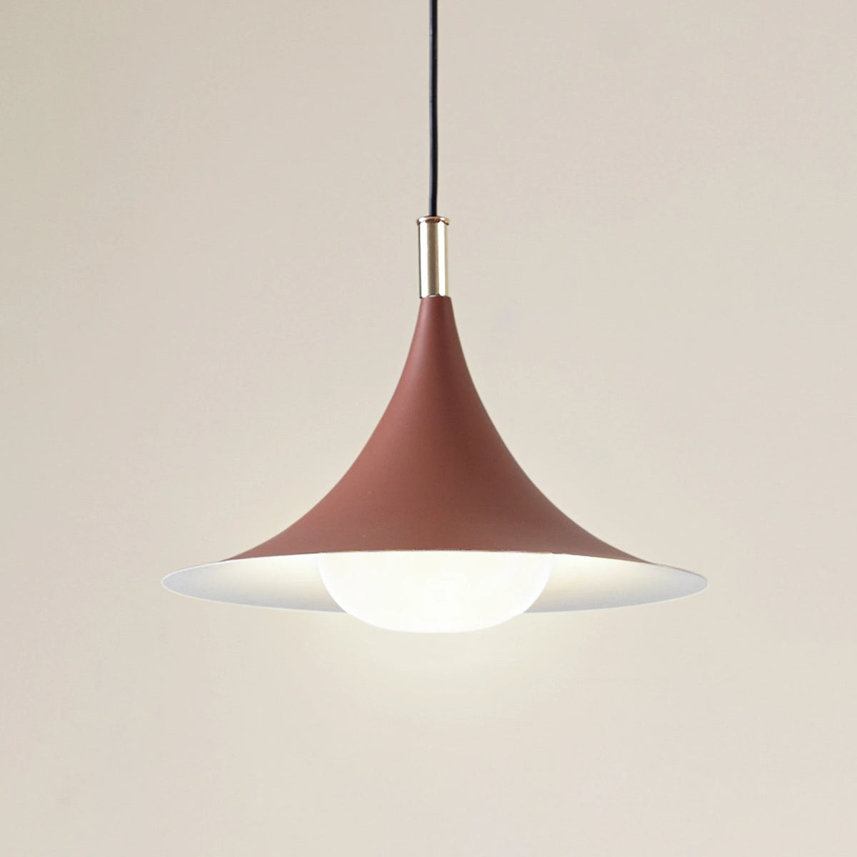 Lindby Hängeleuchte Jarl braun Metall Ø 35 cm G9 Deckenlampe Deckenleuchte Lampe - 4251911792553