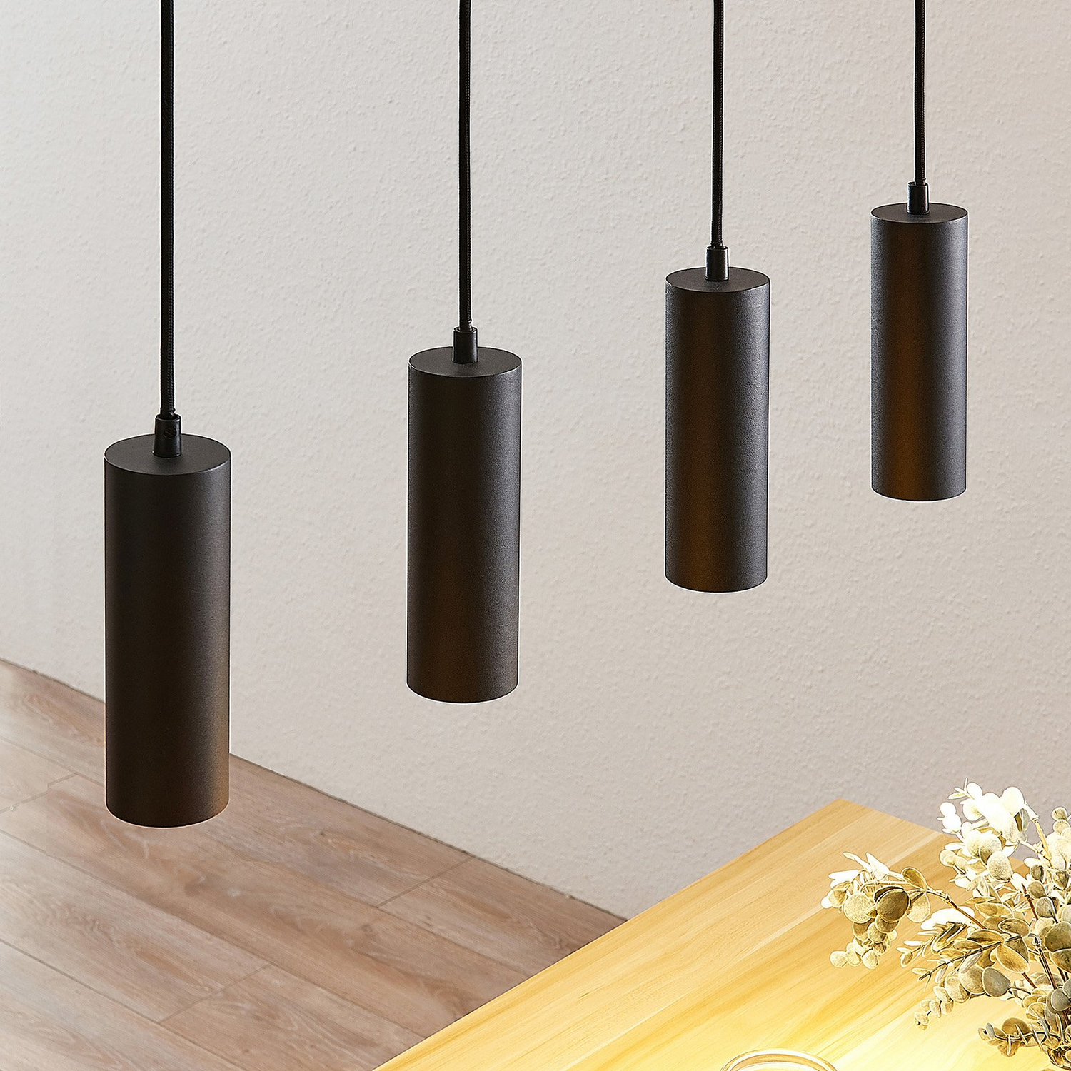B-Ware Lindby Hängeleuchte Pendelleuchte Joffrey Schwarz 76 Cm 4flg Gu10 Siehe Text533 - 4251096573039
