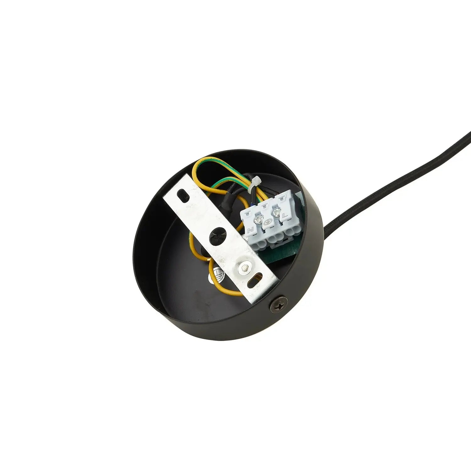 B-Ware Lindby Hängeleuchte Pendelleuchte Laylan Schwarz Weiß ø 36 Cm Metall E27 Pendel