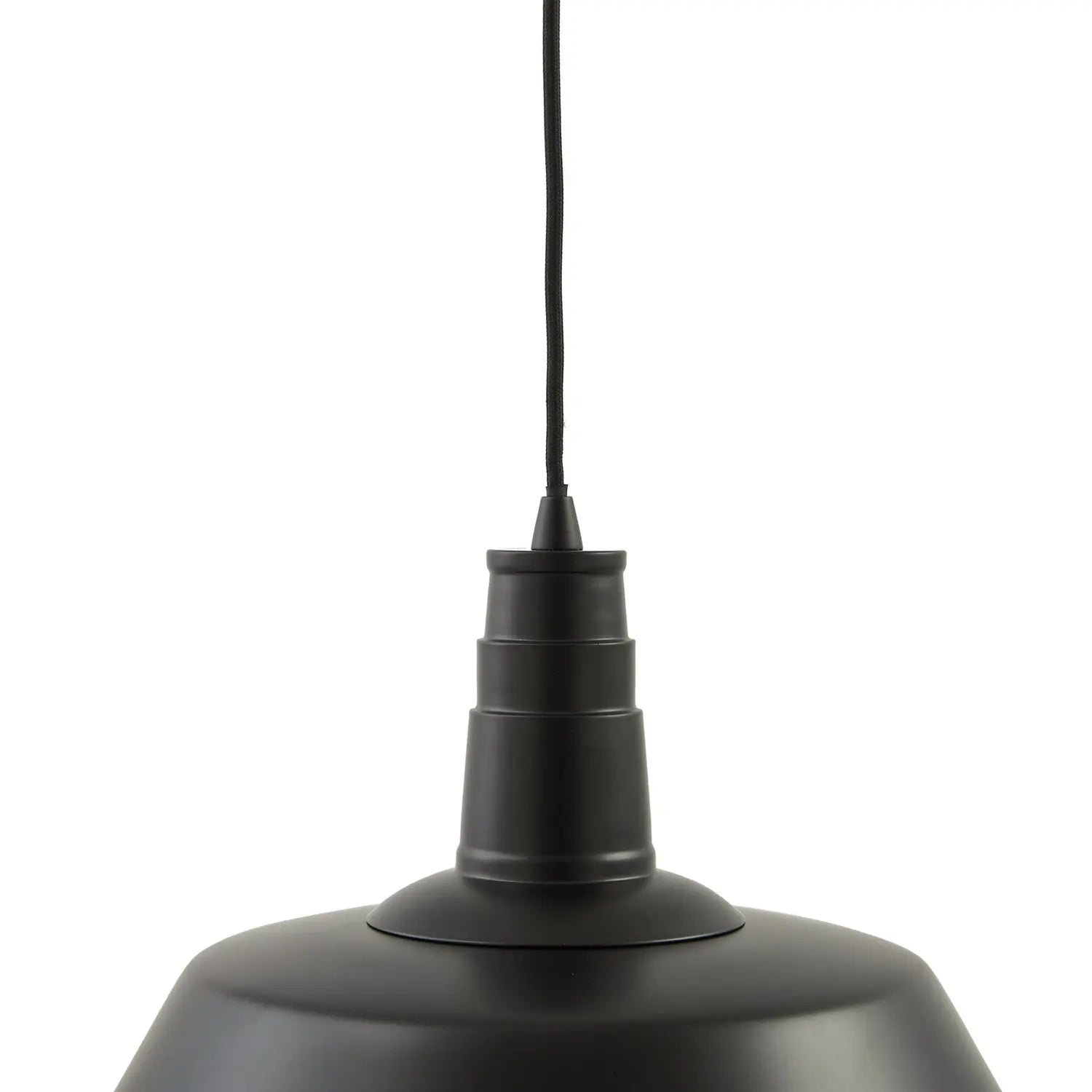 B-Ware Lindby Hängeleuchte Pendelleuchte Laylan Schwarz Weiß ø 36 Cm Metall E27 Pendel