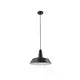 B-Ware Lindby Hängeleuchte Pendelleuchte Laylan Schwarz Weiß ø 36 Cm Metall E27 Pendel
