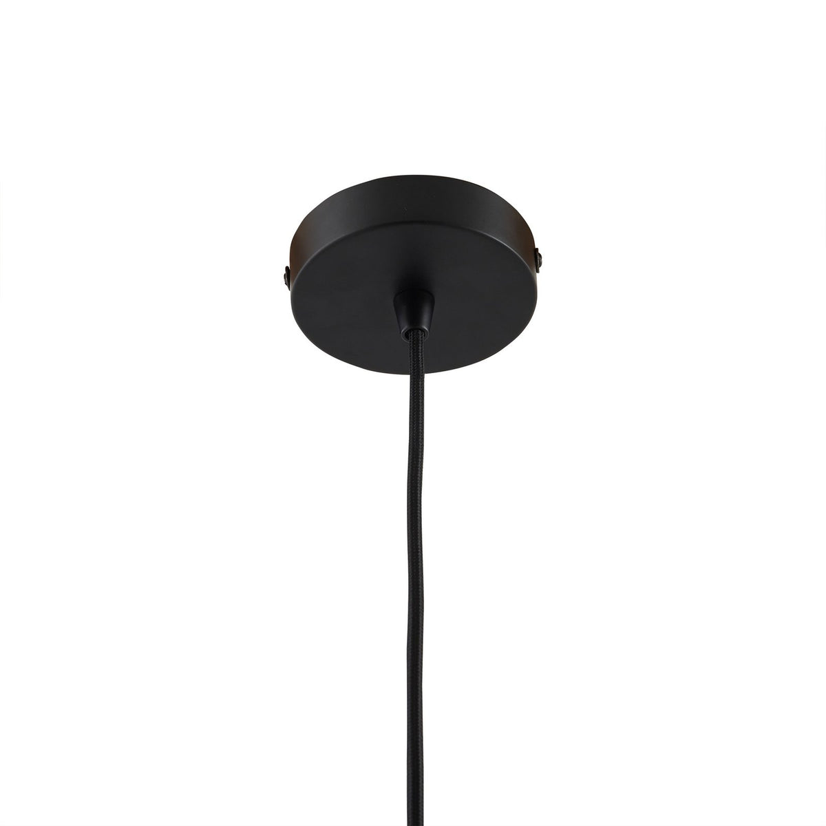 Lindby Hängeleuchte Laylan schwarz weiß Ø 46 cm Metall Deckenlampe Lampe Leuchte - 4251911793154