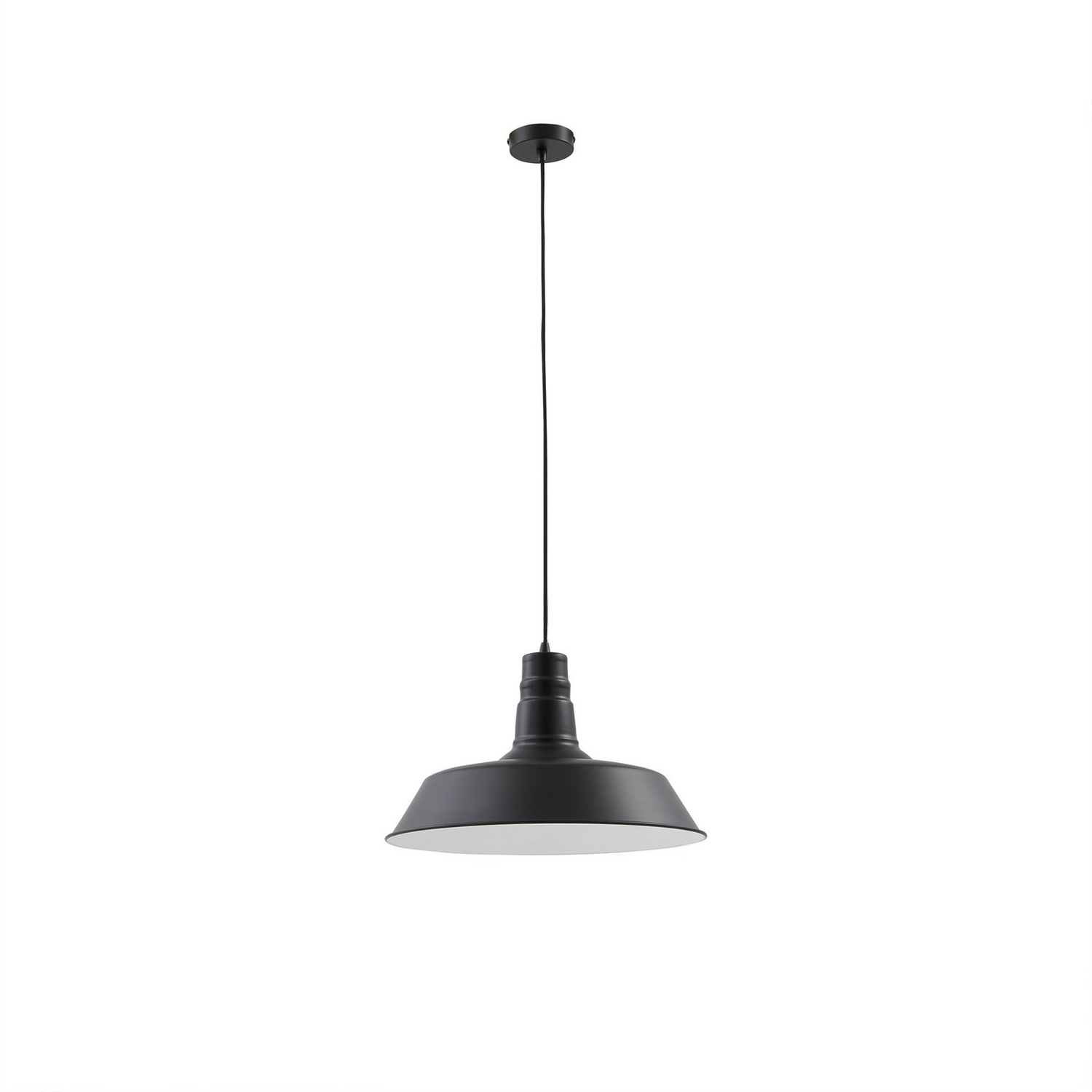 B-Ware Lindby Hängeleuchte Laylan Schwarz Weiß ø 46 Cm Metall Deckenlampe Lampe Leuchte - 4251911793154