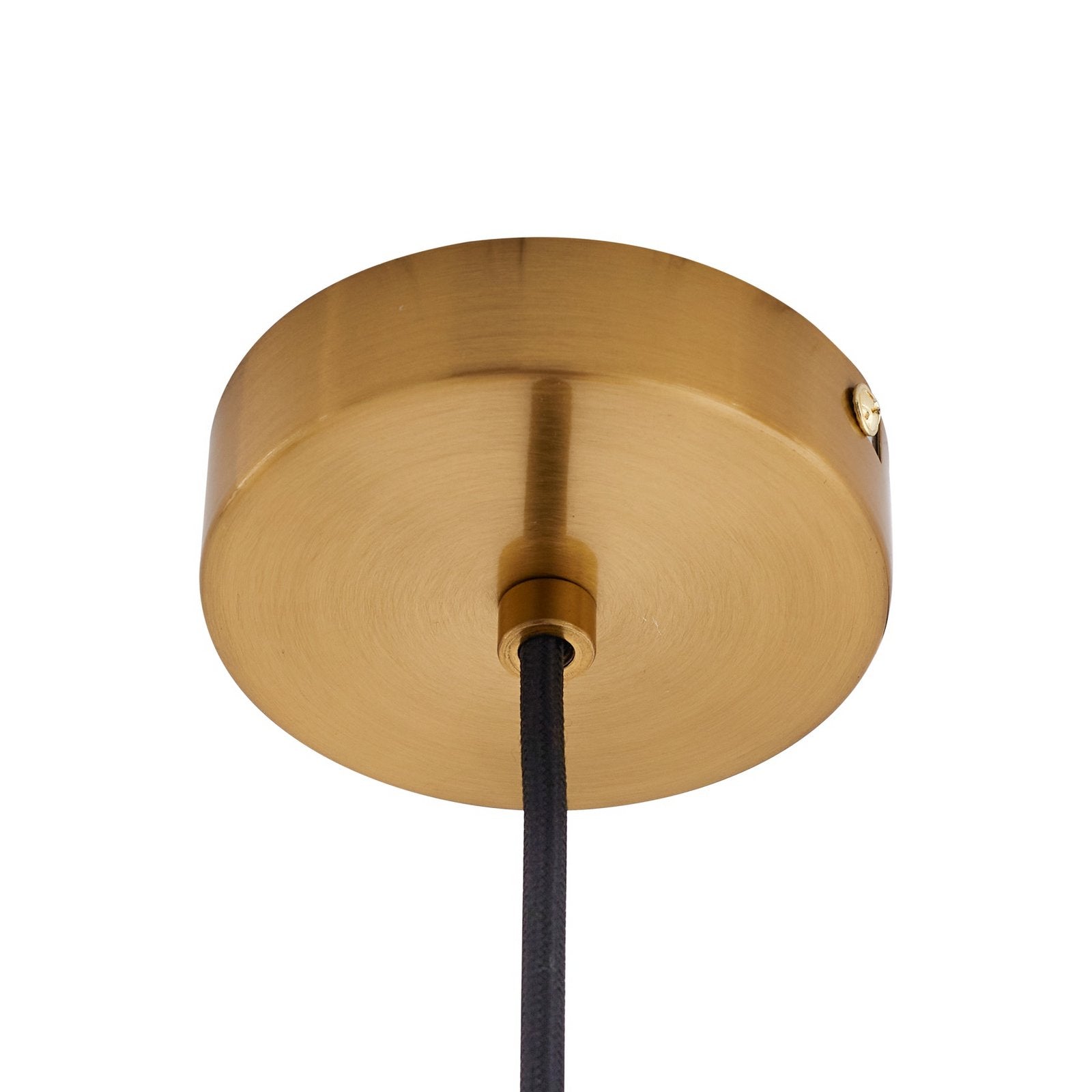 Lindby Hängeleuchte Pendelleuchte Lelia amber Glas Ø35cm LED Lampe Leuchte Spot - 4251911798654