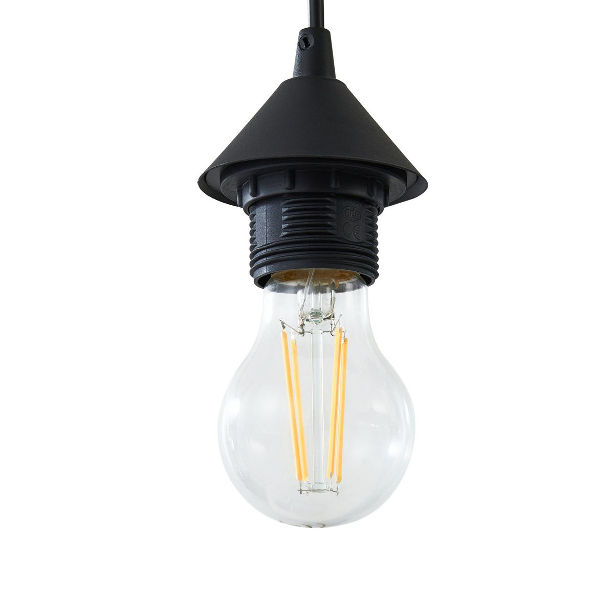 Lindby Hängeleuchte Pendellampe Marla Glas rauchgrau 6fl 108cm E27 dimmbar240 - 4251911797114
