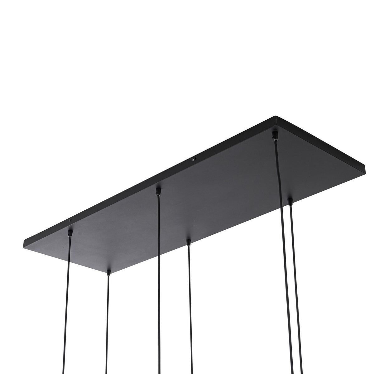 Lindby Hängeleuchte Pendelleuchte Marla Glas rauchgrau 6 flammig - 4255830904141