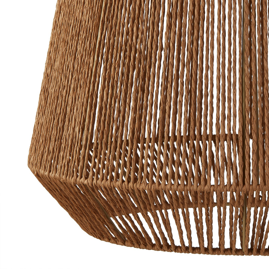 Lindby Hängeleuchte Pendelleuchte Otso Lampe Deckenlampe Leuchte Bambus E27 40cm B-Ware - 4251911765755