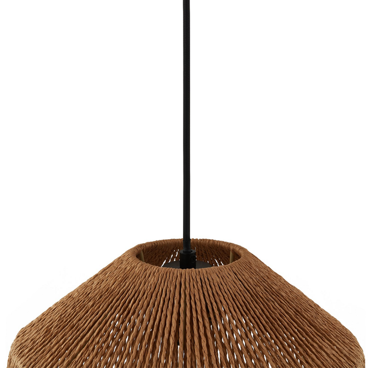 Lindby Hängeleuchte Pendelleuchte Otso Lampe Deckenlampe Leuchte Bambus E27 40cm B-Ware - 4251911765755