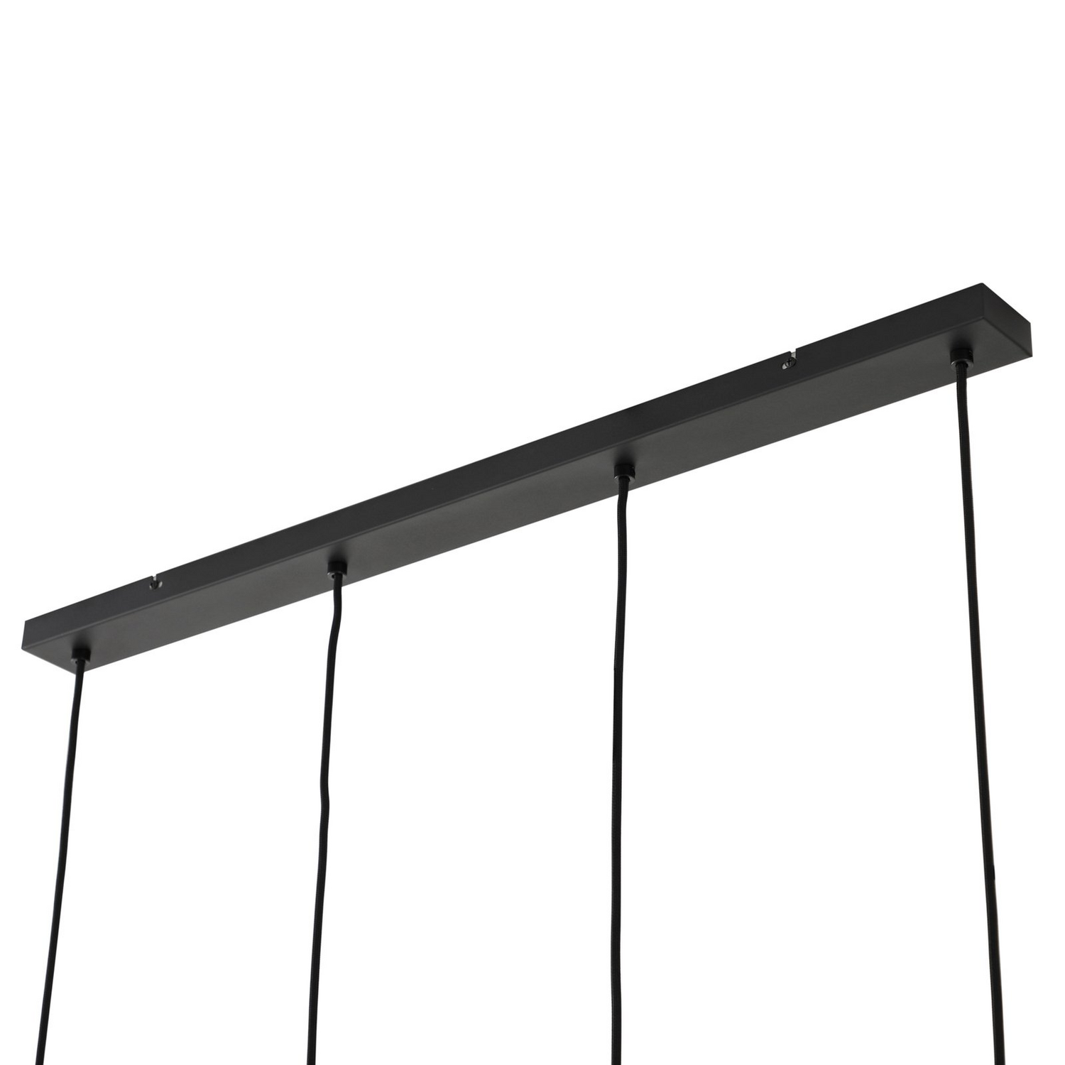 B-Ware Lindby Hängeleuchte Ovelia Schwarz/Braun/Beige Hängelampe Lampe Pendelleuchte