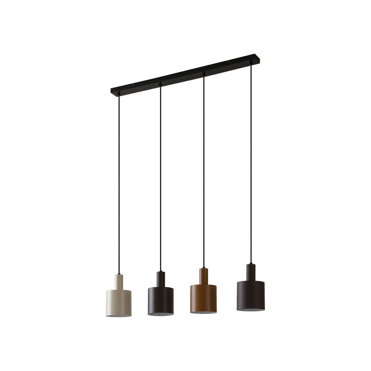 Suspension Lindby Ovelia noir/marron/beige (article de seconde main) - Réf. 954