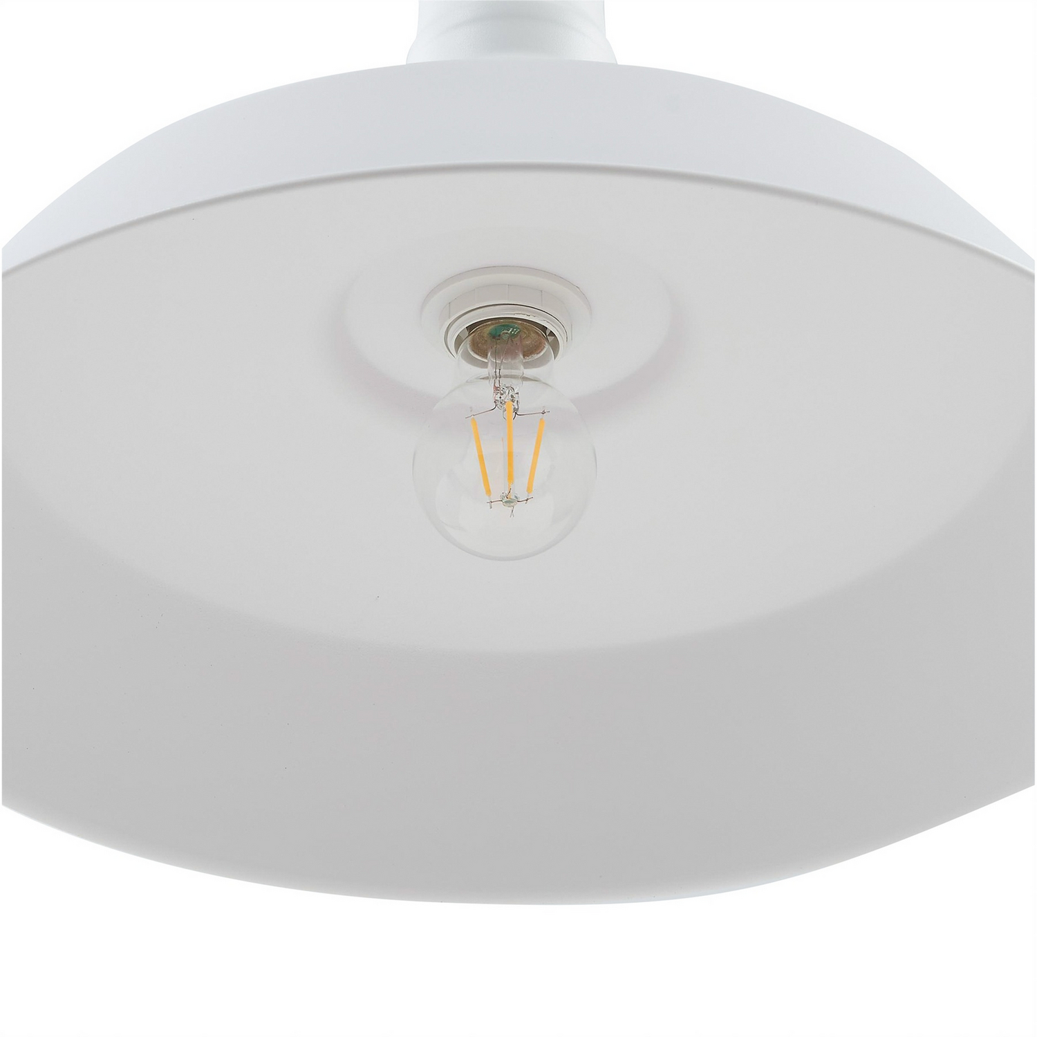Lindby Hängeleuchte Pendelleuchte Lampe Weiß Metall 46 Cm E27 Dimmbar Leuchte B-Ware - 4251911793147