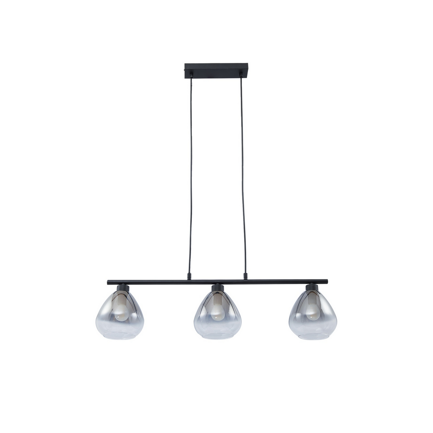 B-Ware Lindby Hängeleuchte Pendelleuchte Lampe Schwarz Glas Länge 75 Cm Leuchte Spot350 - 4251911794342