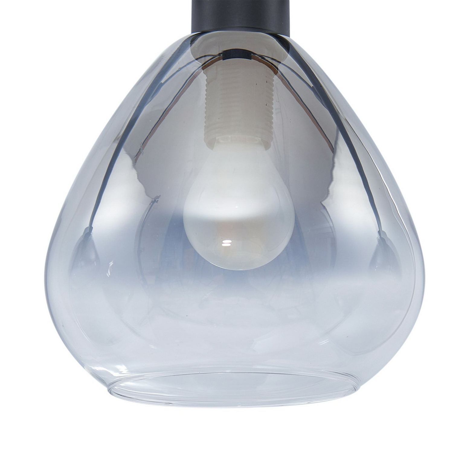 B-Ware Lindby Hängeleuchte Pendelleuchte Lampe Schwarz Glas Länge 75 Cm Leuchte Spot350 - 4251911794342