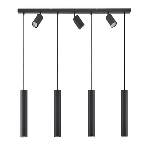 B-Ware Lindby Sanad Hängeleuchte Hängeleuchte Lampe Leuchte Schwarz 7 Flg Siehe Text