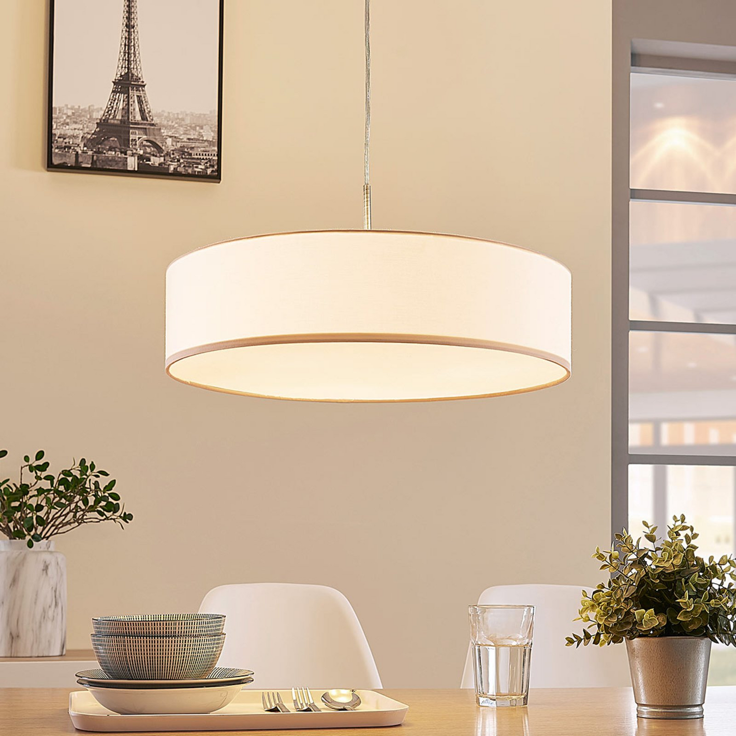 B-Ware Lindby Hängeleuchte Sebatin Deckenlampe Pendelleuchte Deckenlicht Lampe E27 Led