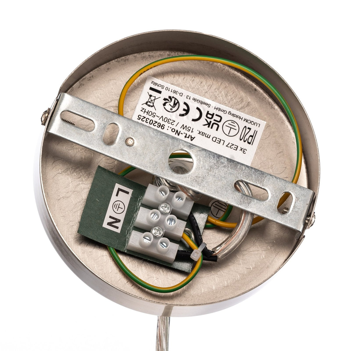 Lindby Hängeleuchte Sebatin Deckenlampe Pendelleuchte Deckenlampe Lampe E27 LED - 4251096502992