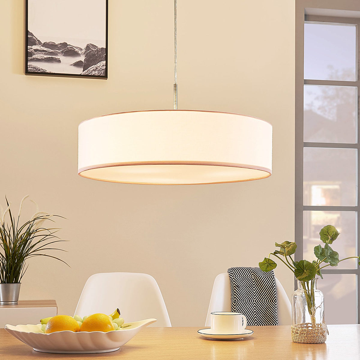 Lindby Hängeleuchte Sebatin Deckenlampe Pendelleuchte Deckenlampe Lampe E27 LED - 4251096502992