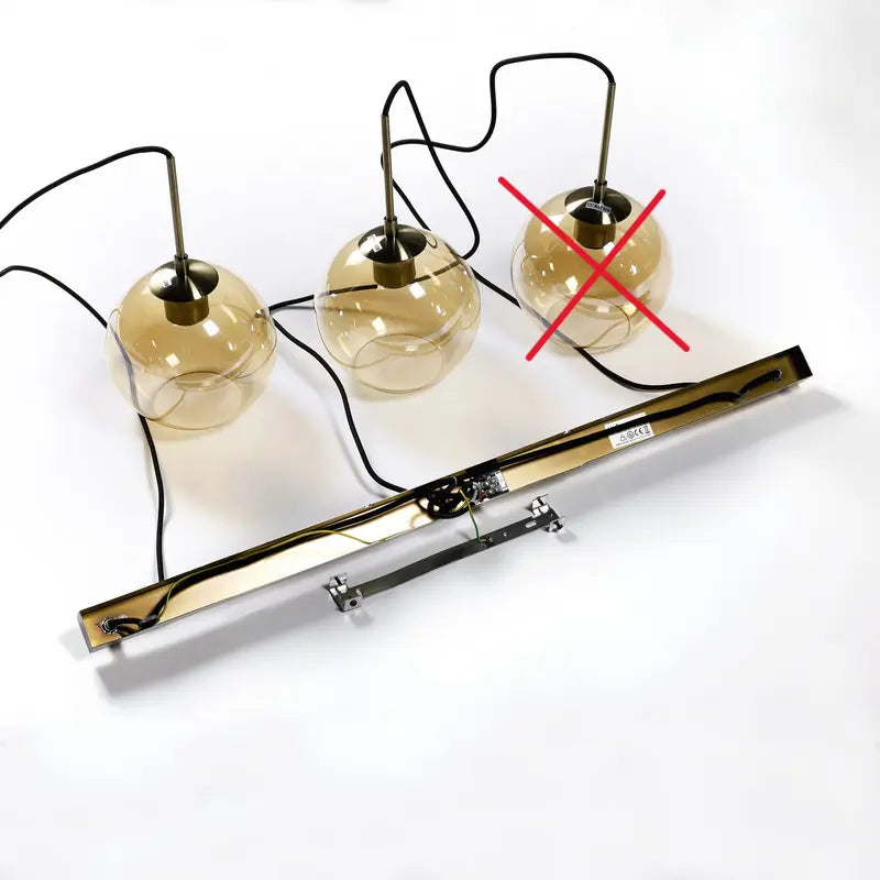 B-Ware Lindby Sofian Hängeleuchte Pendelleuchte Deckenlampe Amber Siehe Text/Foto - 4251096565447