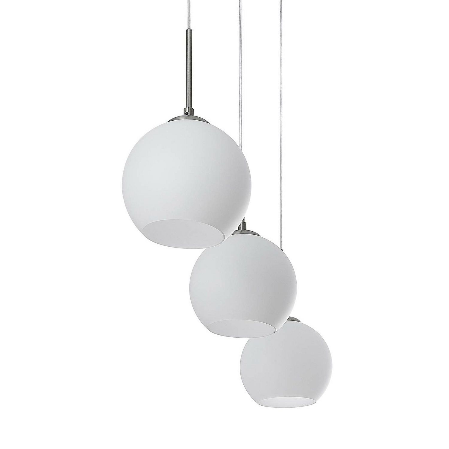 B-Ware Lindby Sofian Hängeleuchte Pendelleuchte Deckenlampe Lampe E27 Dreiflammig Weiß - 4251096545425