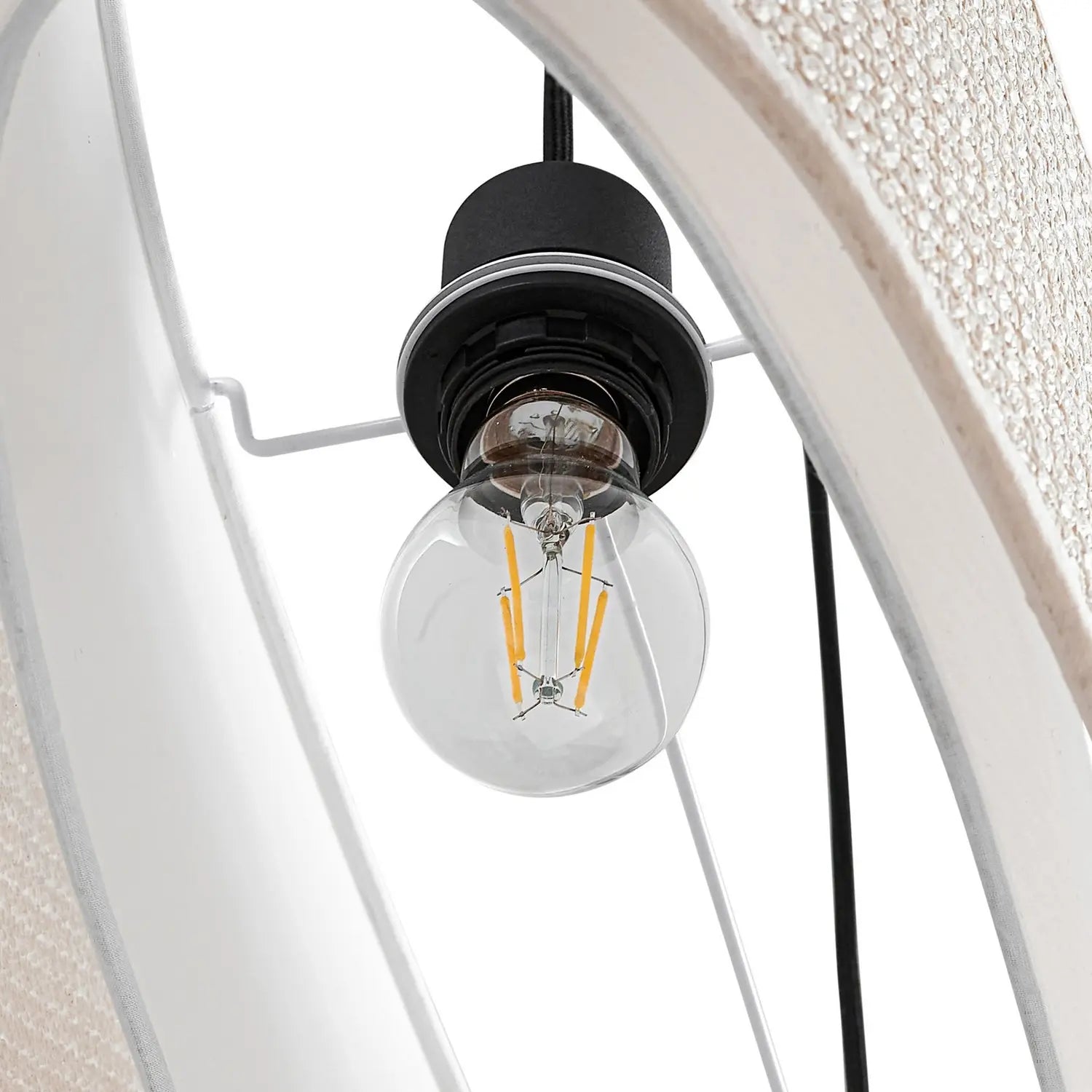 B-Ware Lindby Hängeleuchte Pendelleuchte Soula E27 Beige Kunststoff 78 Cm Lampe Leuc76
