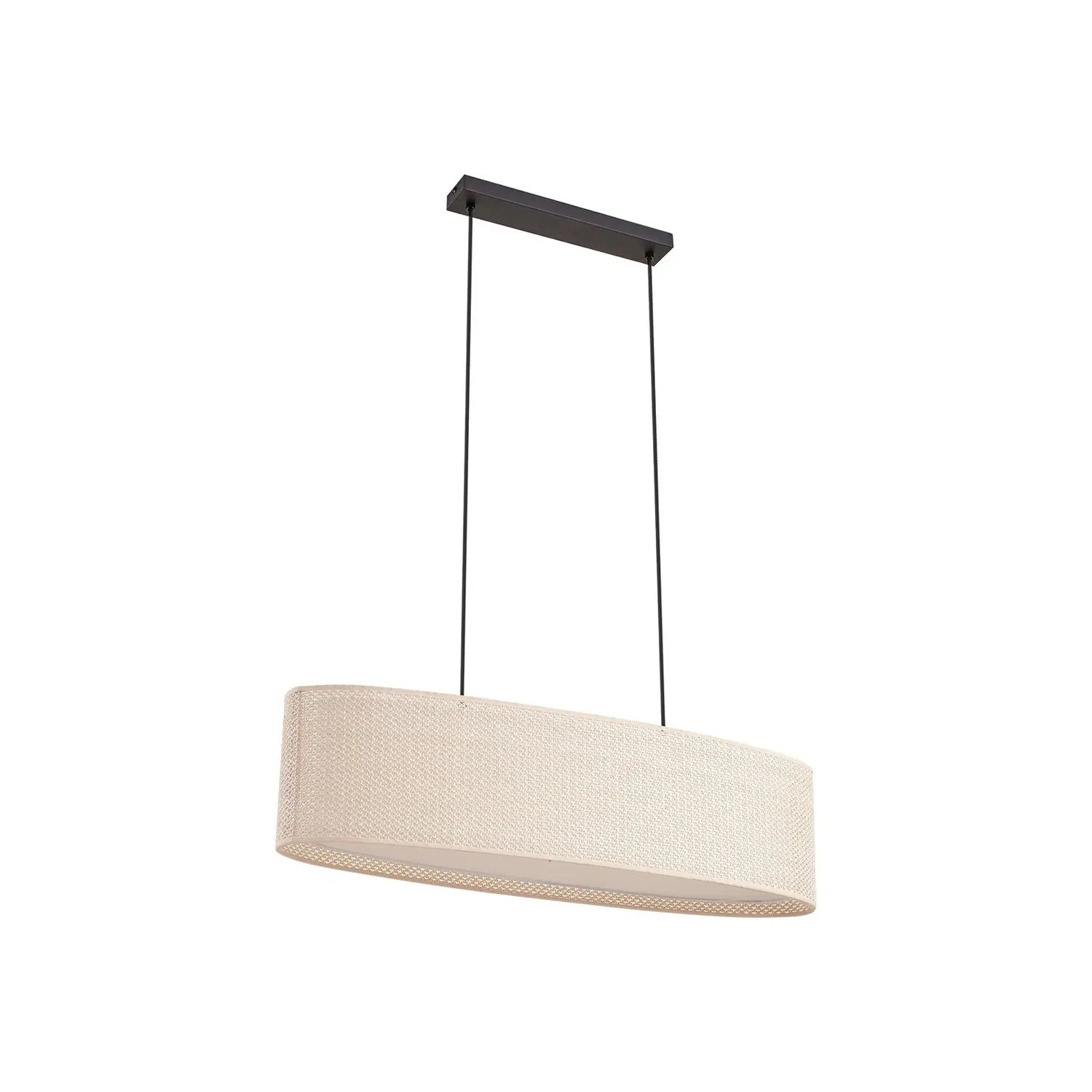 B-Ware Lindby Hängeleuchte Pendelleuchte Soula E27 Beige Kunststoff 78 Cm Lampe Leuc76