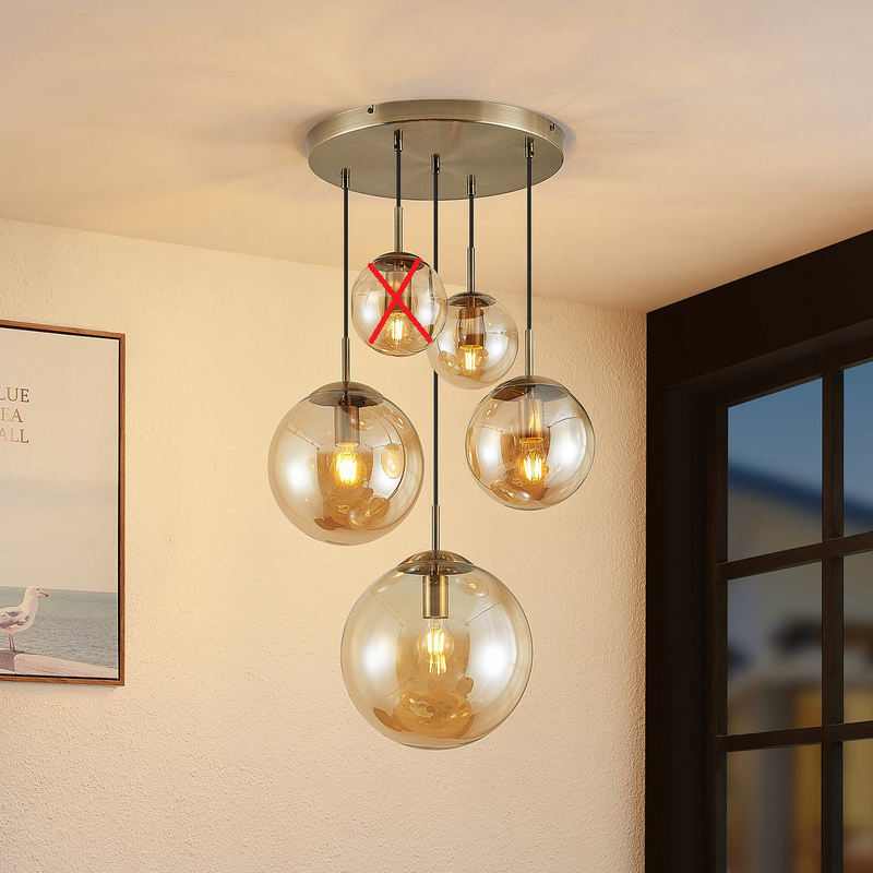 Lindby Teeja Hängeleuchte Deckenlampe Deckenlampe Lampe SIEHE TEXT/FOTO - 4251911746082