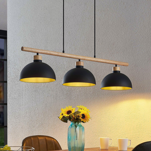 B-Ware Lindby Tirzana Hängeleuchte Deckenlampe Pendelleuchte 3 Flg Schwarz Siehe Text
