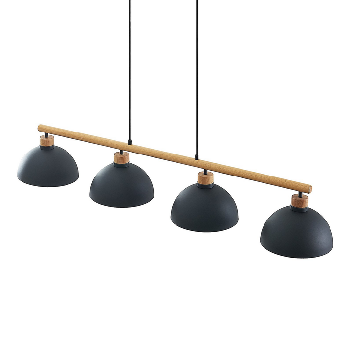 Lindby Tirzana Hängeleuchte Pendelleuchte Deckenlampe Lampe Vierflammig Schwarz B-Ware - 4251911709032