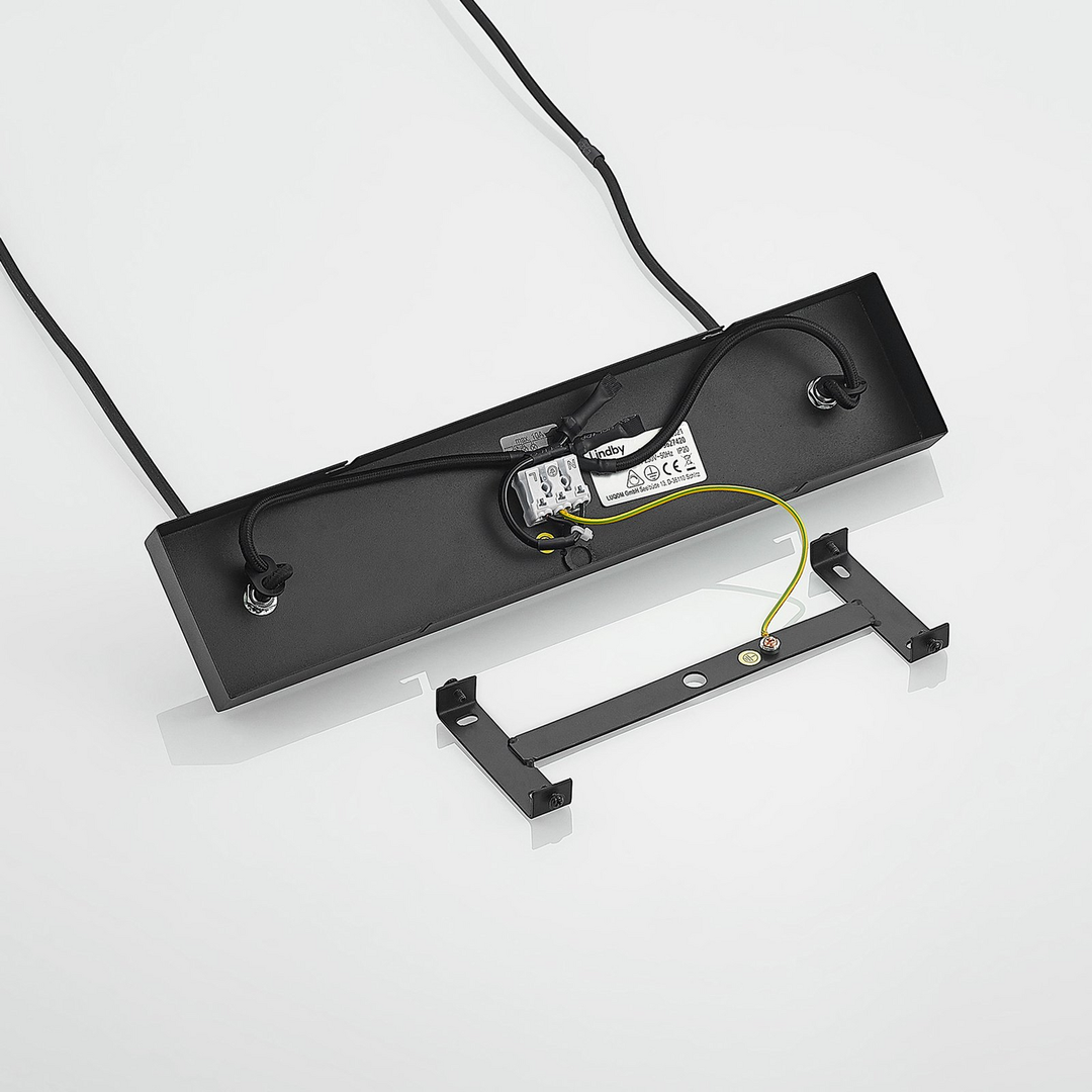 Lindby Tirzana Hängeleuchte Pendelleuchte Deckenlampe Lampe Vierflammig Schwarz B-Ware - 4251911709032
