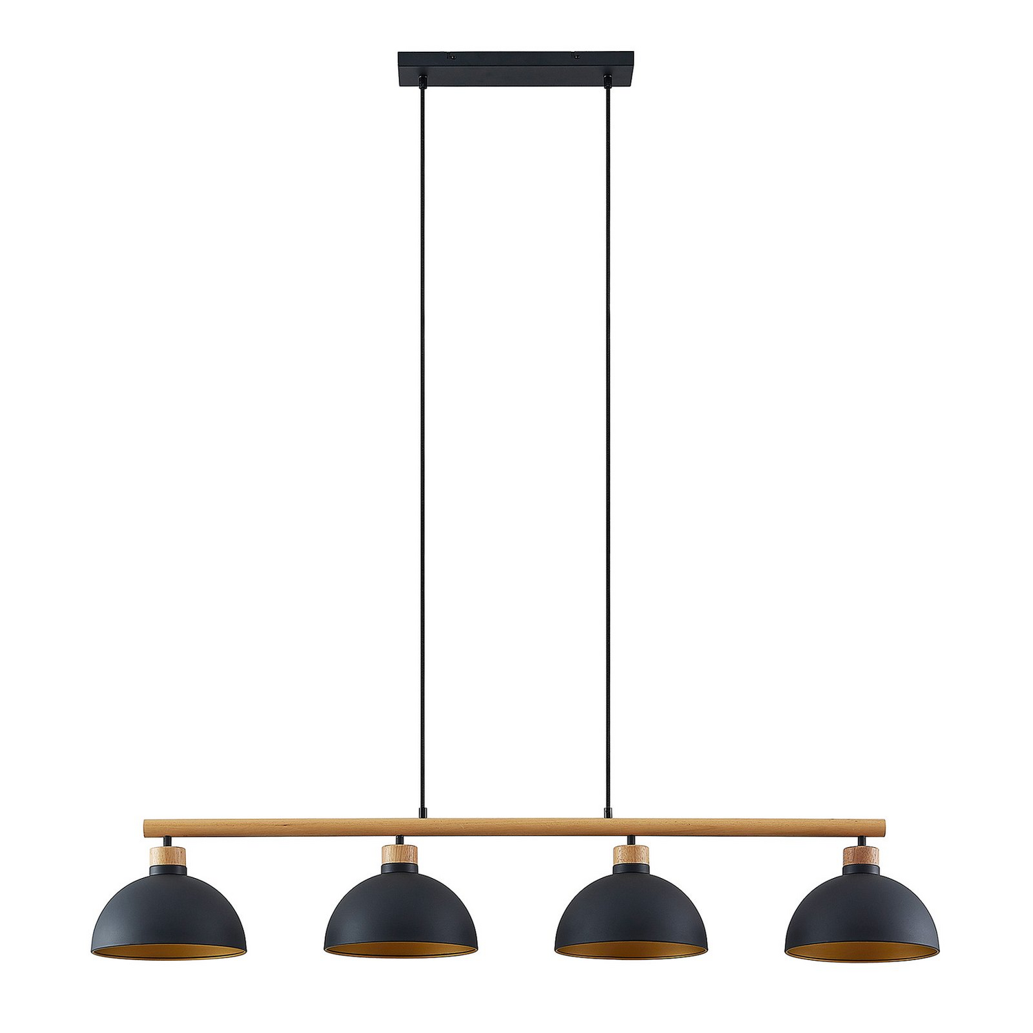 Lindby Tirzana Hängeleuchte Pendelleuchte Deckenlampe Lampe Vierflammig Schwarz B-Ware - 4251911709032