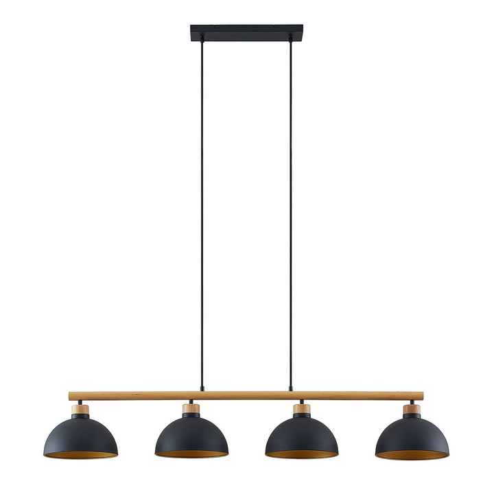 Lindby Tirzana Hängeleuchte Pendelleuchte Deckenlampe Lampe Vierflammig Schwarz B-Ware - 4251911709032