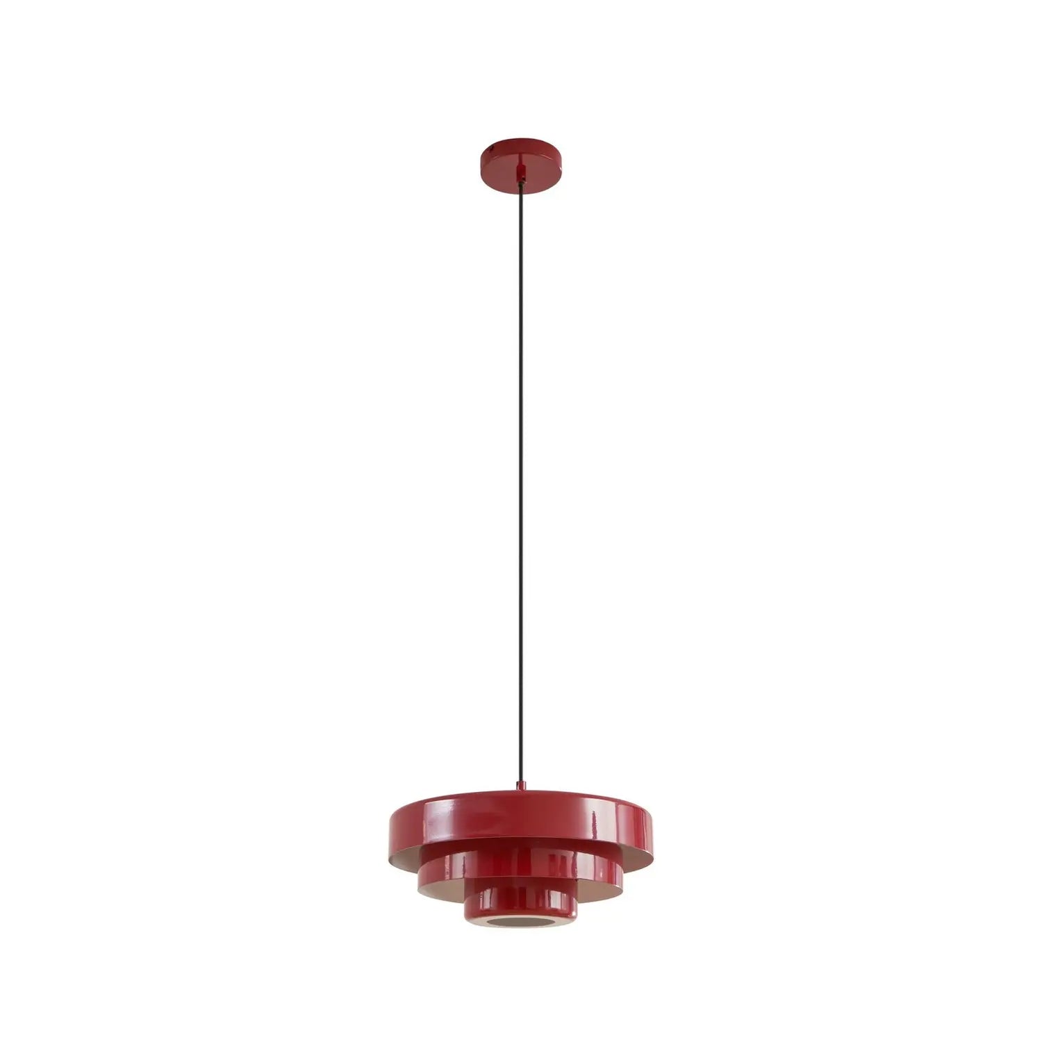 B-Ware Lindby Hängeleuchte Pendelleuchte Lampe Rot Metall E27 Durchmesser 35cm217 - 4255830903588