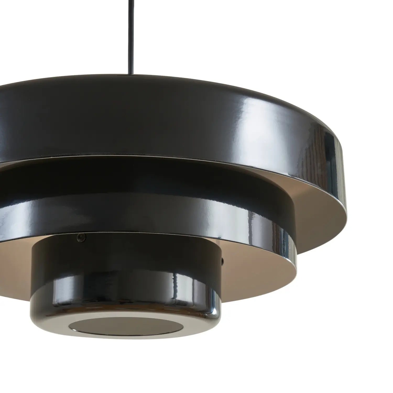 B-Ware Lindby Hängeleuchte Pendelleuchte Tivra Deckenlampe ø 35 Cm E27 Schwarz Metall - 4255830903564